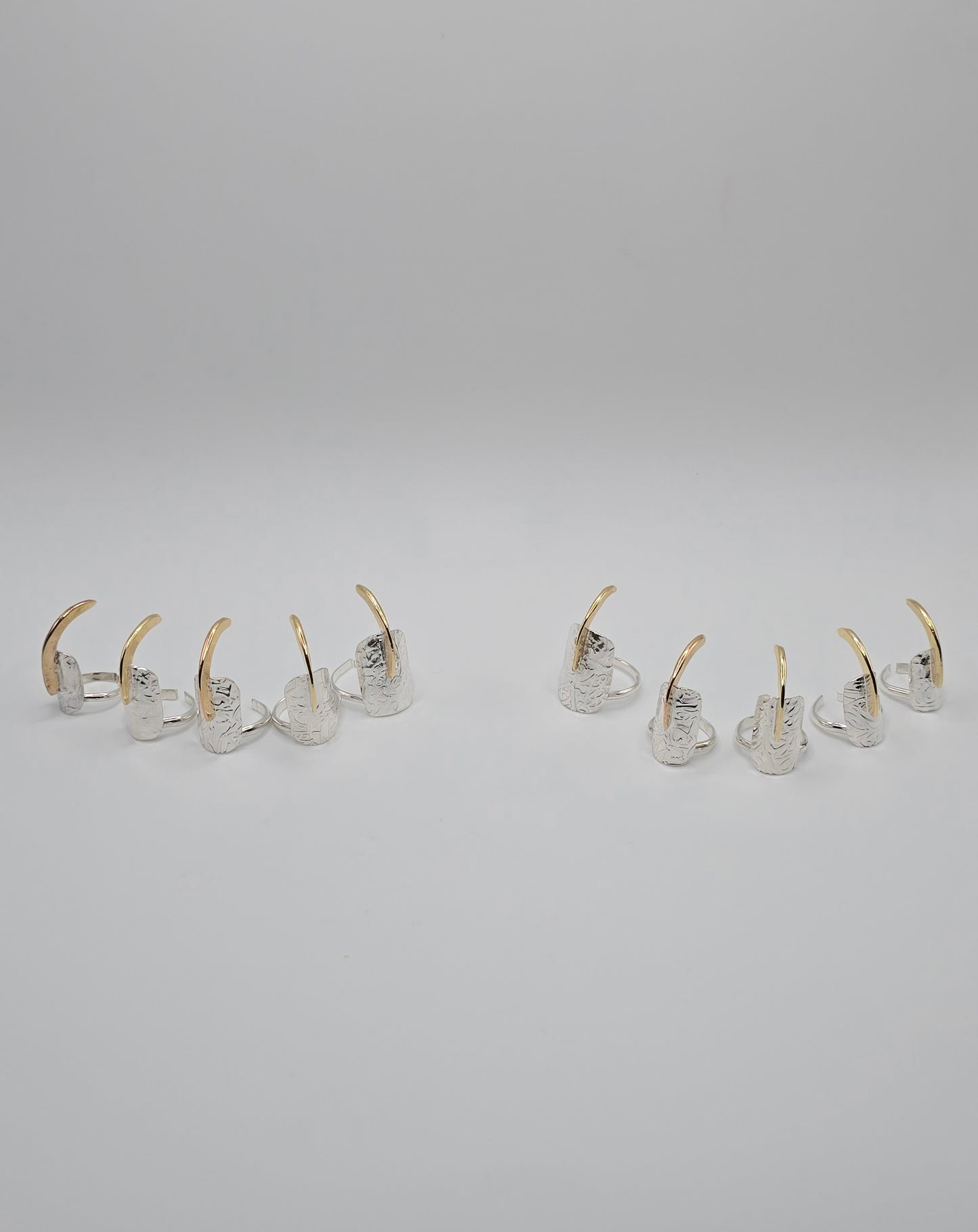 Claw Nail Ring in Sterling Silver