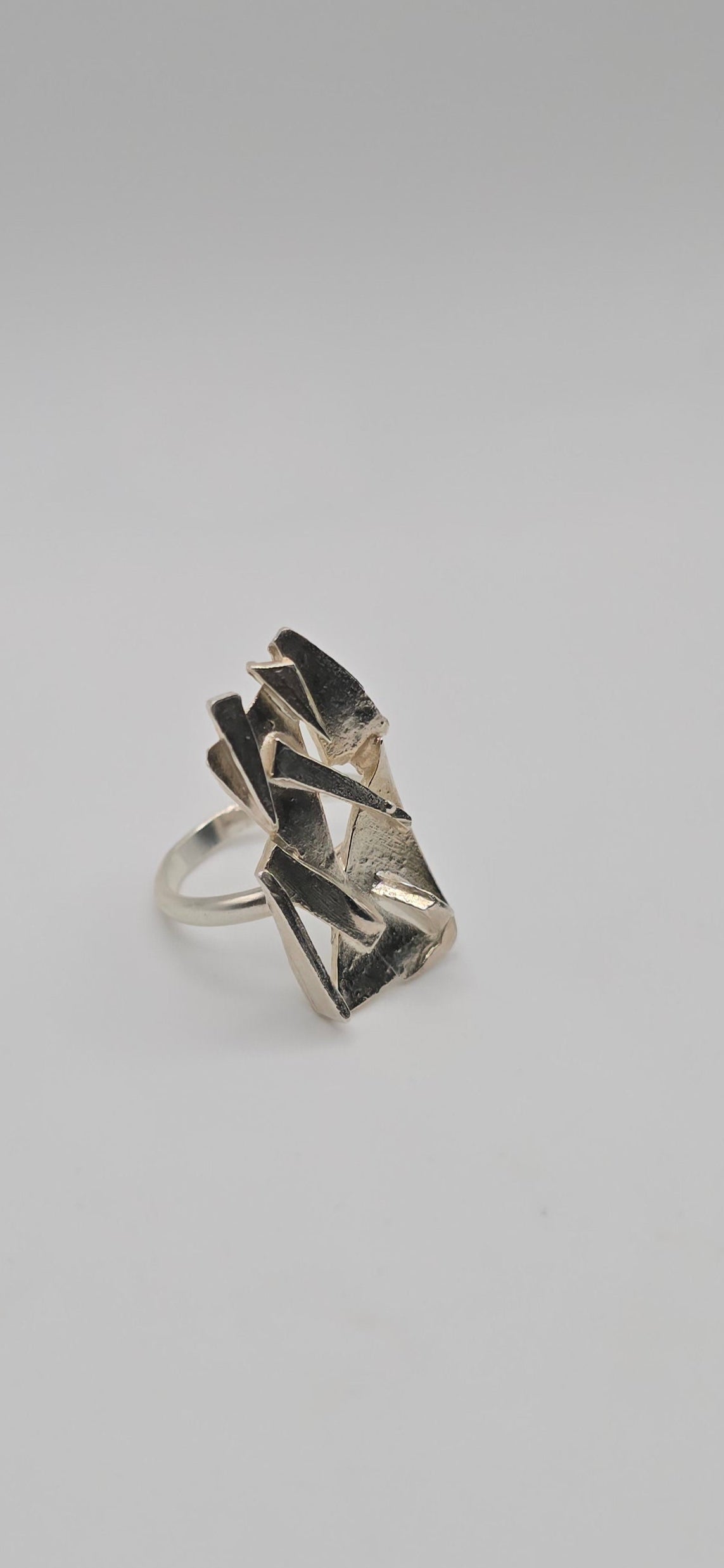 Shattered Ring in Sterling Silver