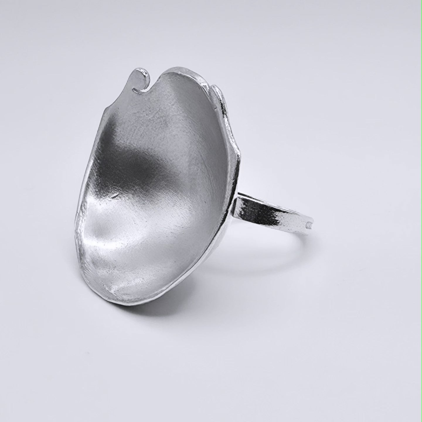 Antique 1905 Spoon Ring in Sterling