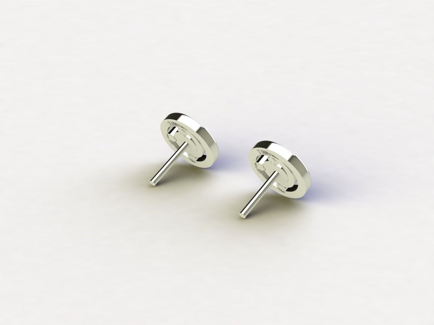 New York City Floral Earrings in Sterling Silver