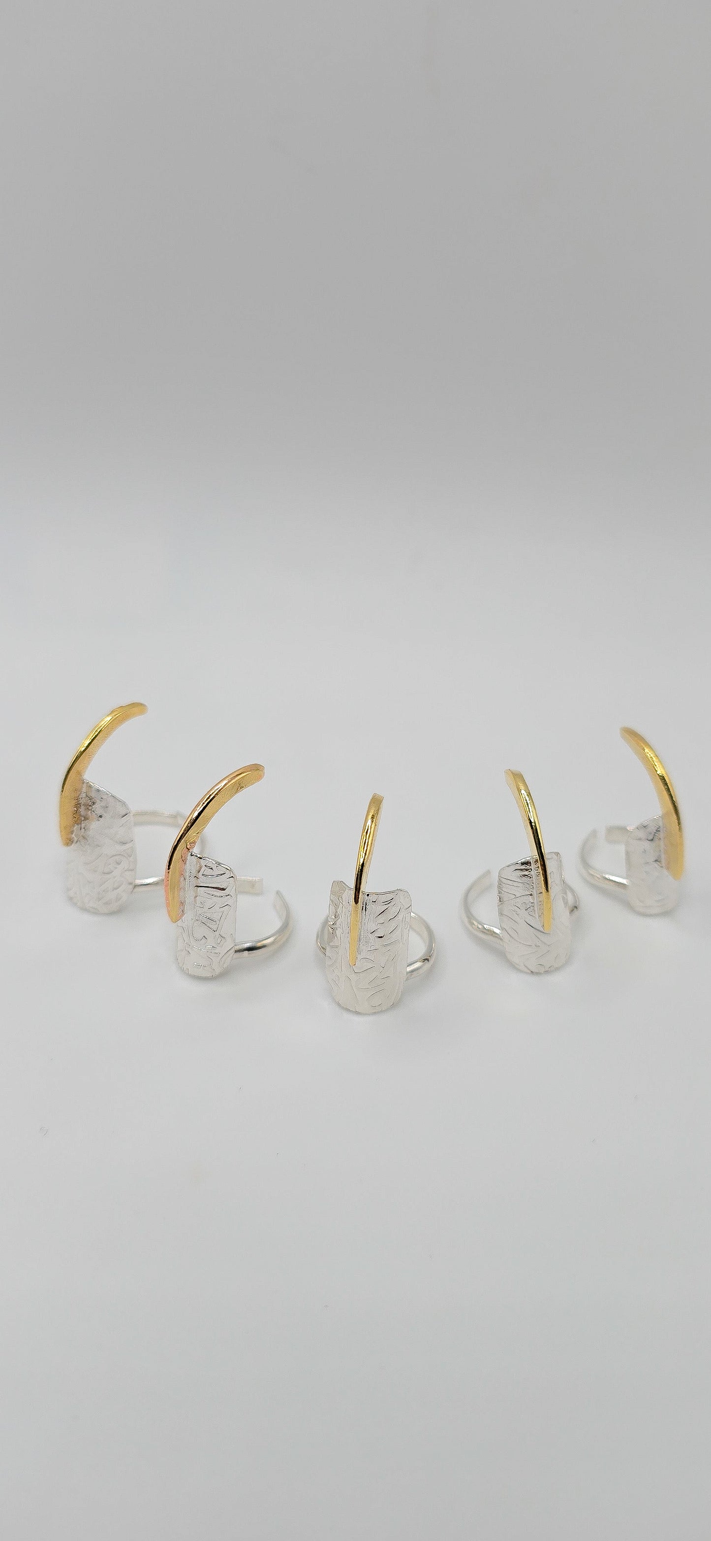 Claw Nail Ring in Sterling Silver