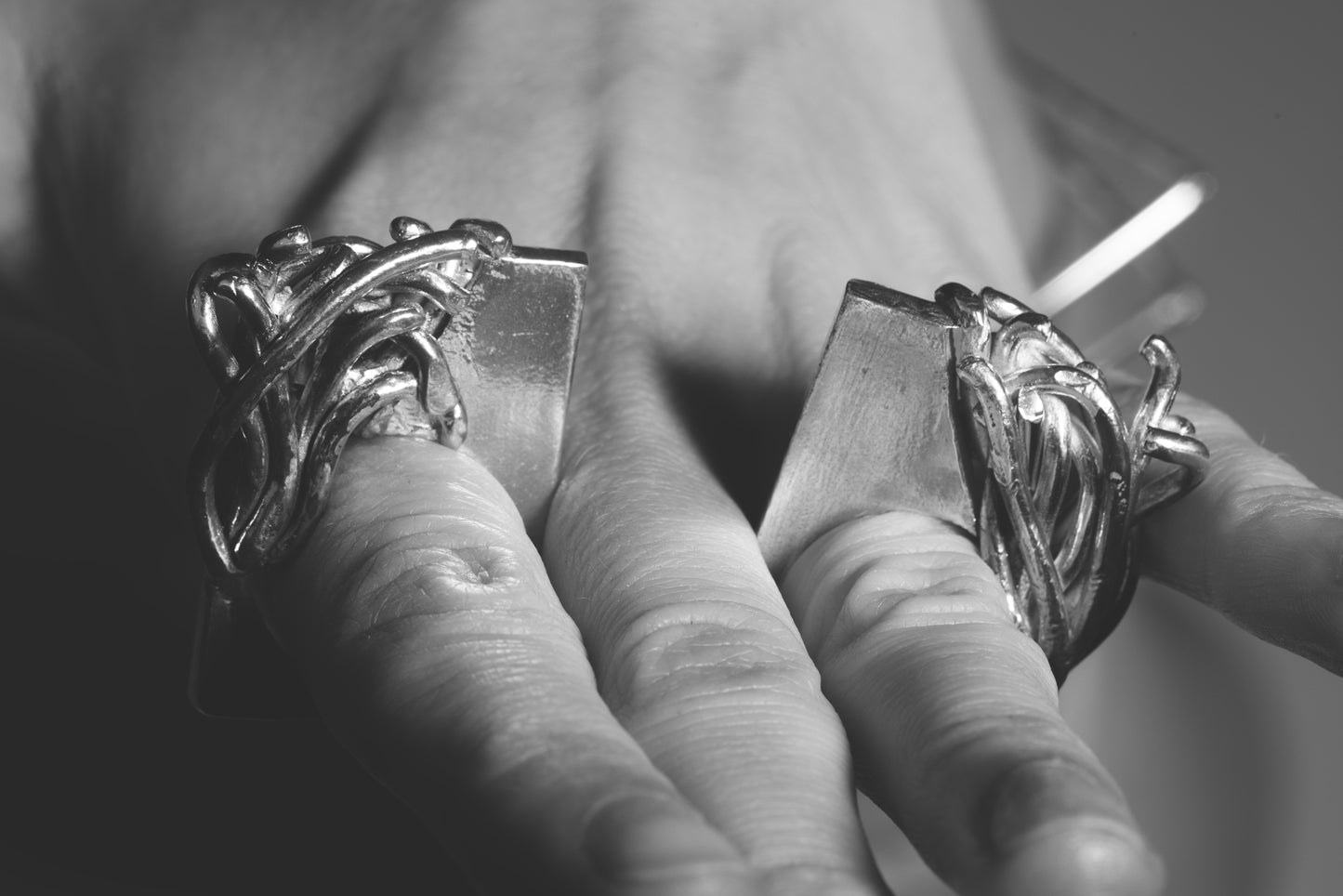 Squiggle Ring in Sterling Silver