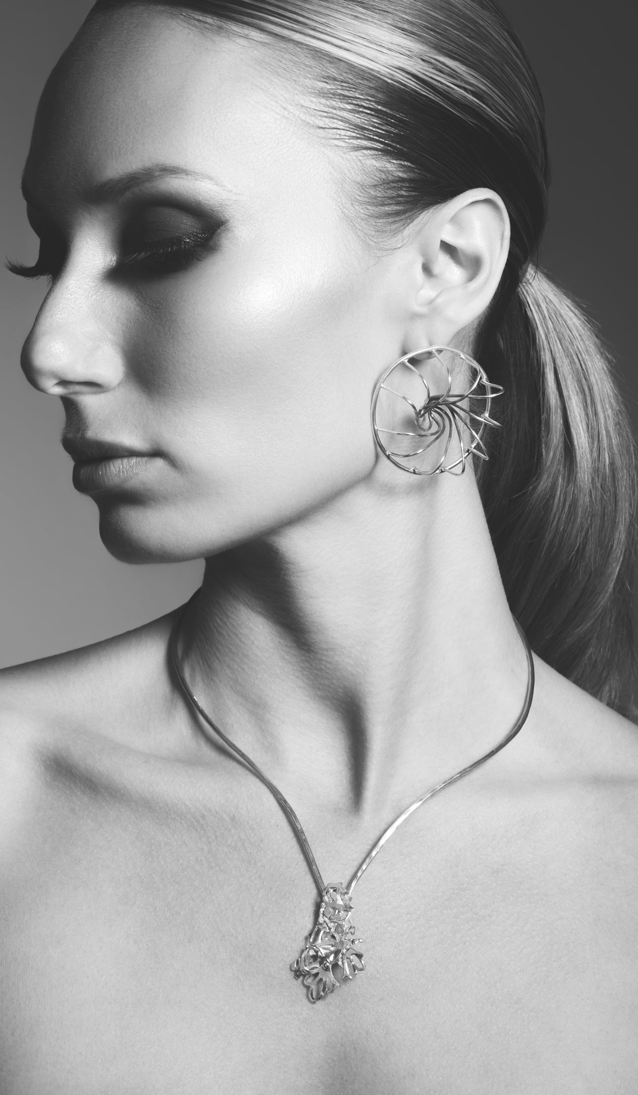 Vortex Earrings in Sterling Silver