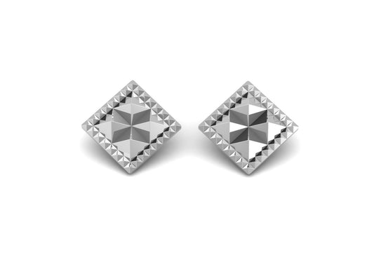 Studded Earrings in Sterling Silver