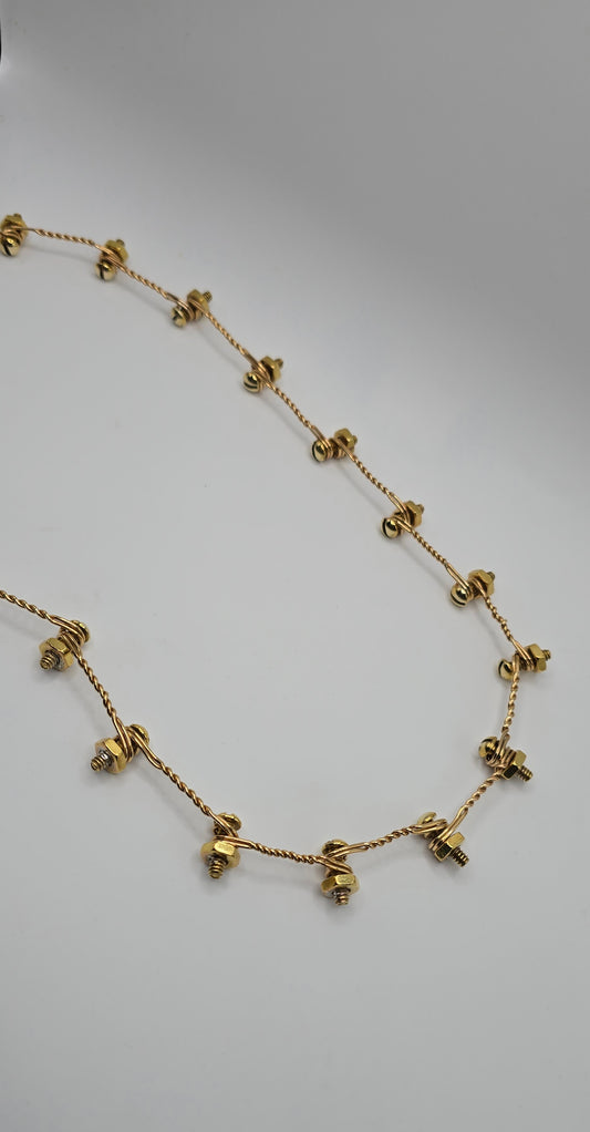 Screw Hardware Necklace