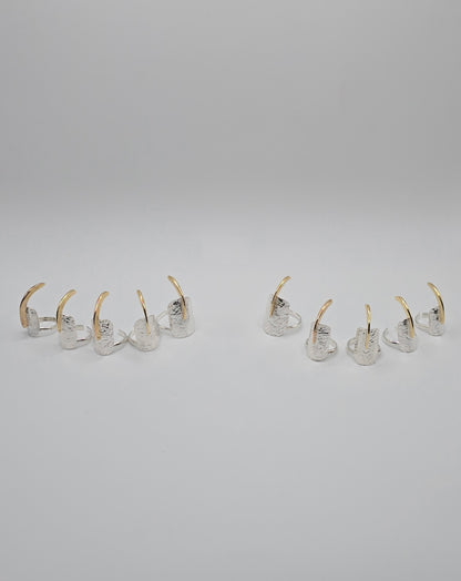 Claw Nail Ring in Sterling Silver