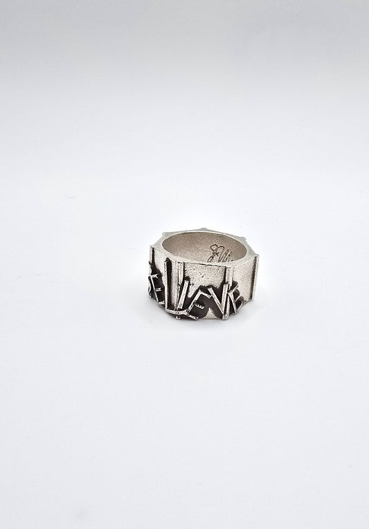 BELIEVE Ring in Sterling Silver