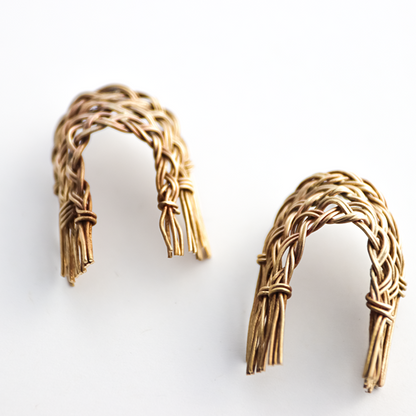 Arch Braided Earrings