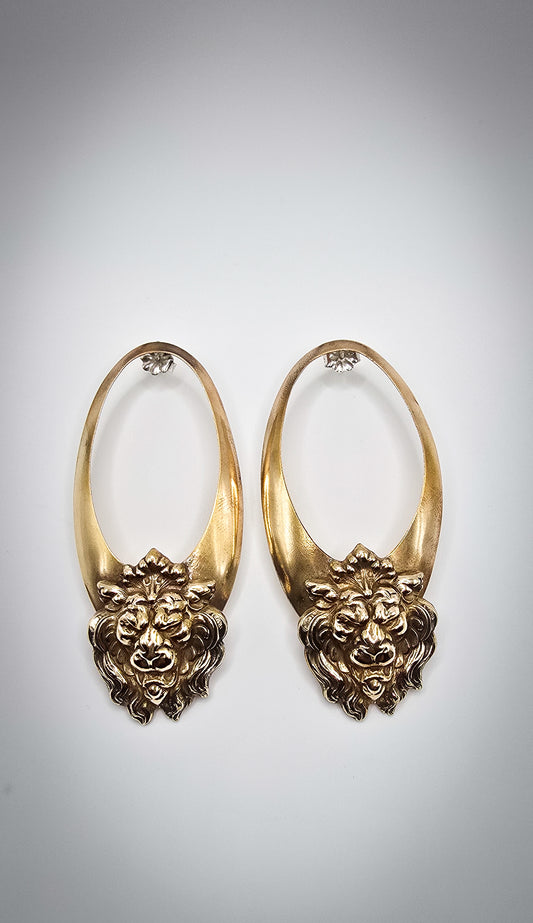 Lion Earrings
