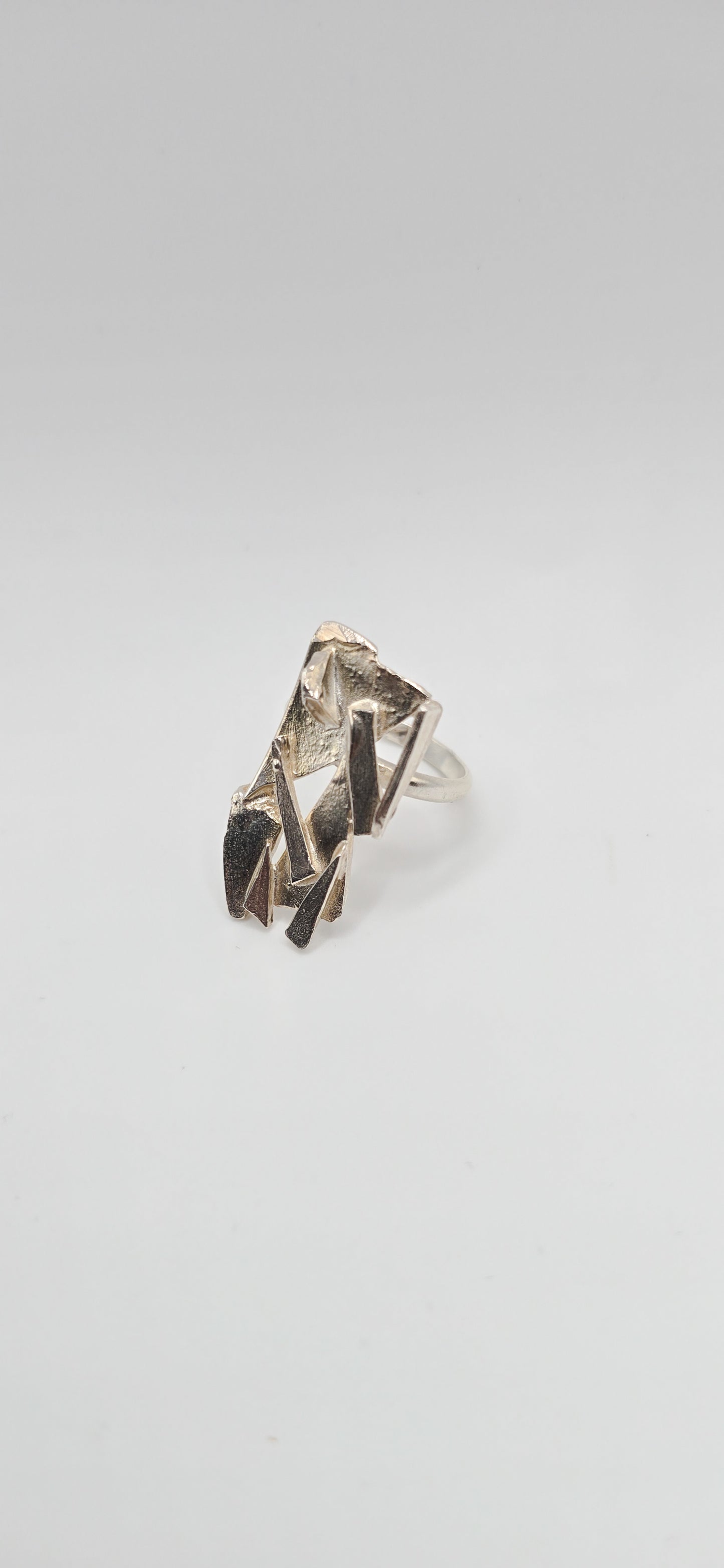Shattered Ring in Sterling Silver