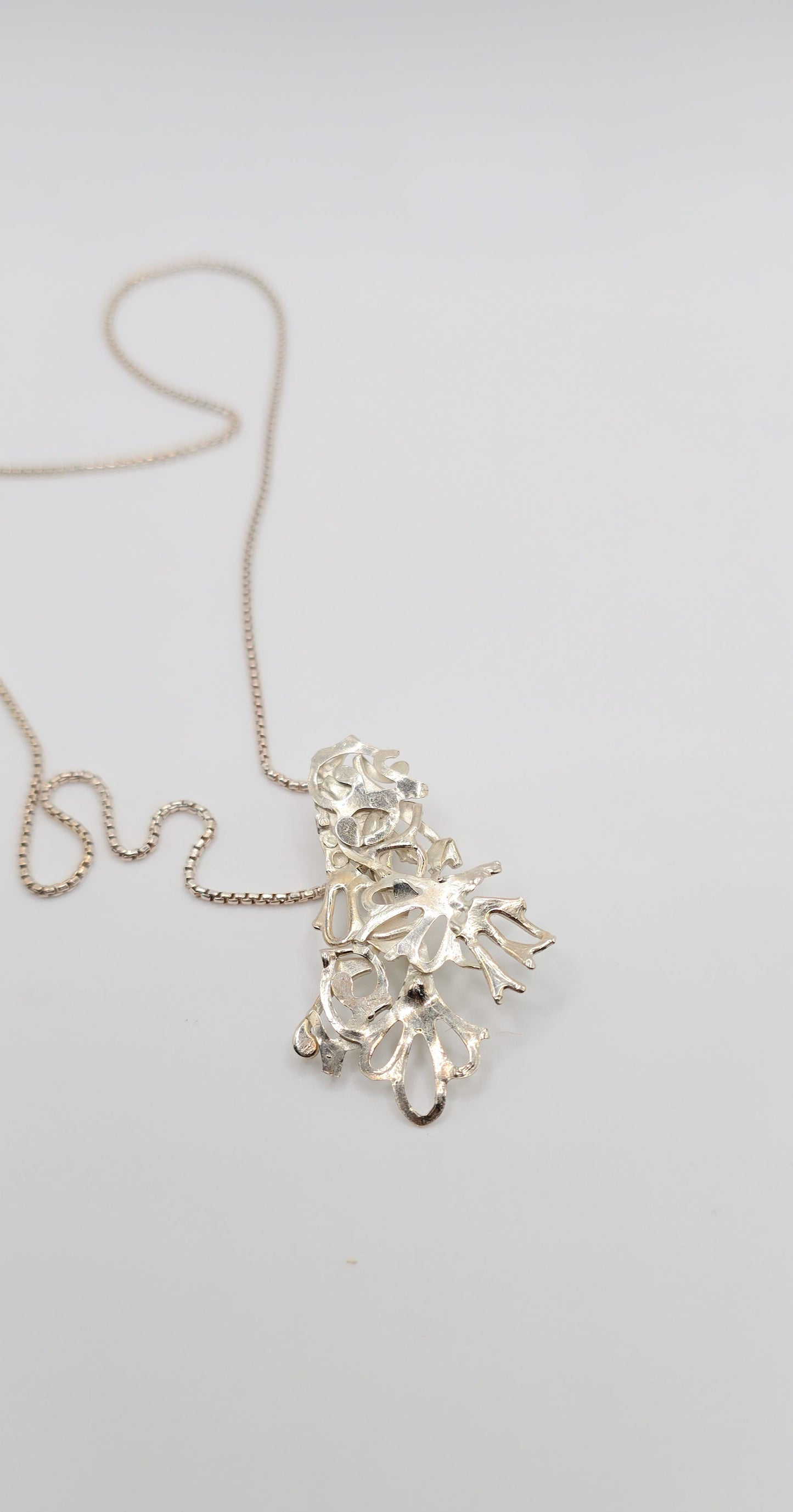 Abstract Necklace in Sterling Silver