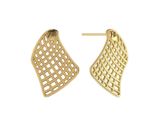 Contoured Mesh earrings