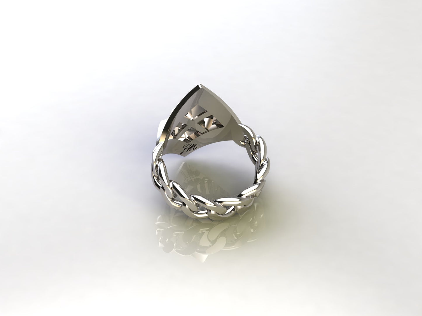 Details in the chain 6mm band